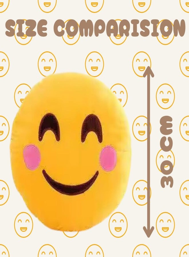 TechMax Solution لعبة وسادة قطيفة لطيفة على شكل وجه مبتسم من تيك ماكس سوليوشن - Image 3